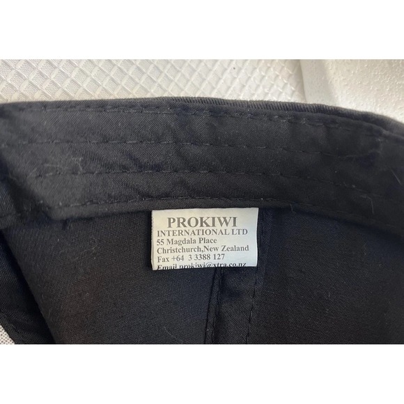 Prokiwi International New Zealand NZ Kiwi Men's Unisex Cap Hat OSFM Black - Picture 7 of 8